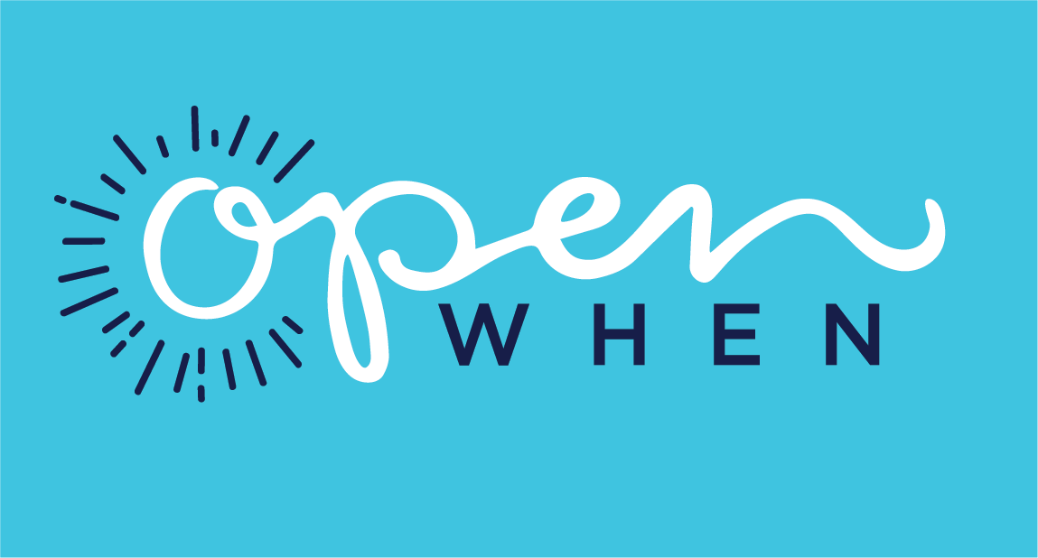 Open When - Customizable letters, cards, and gift packs