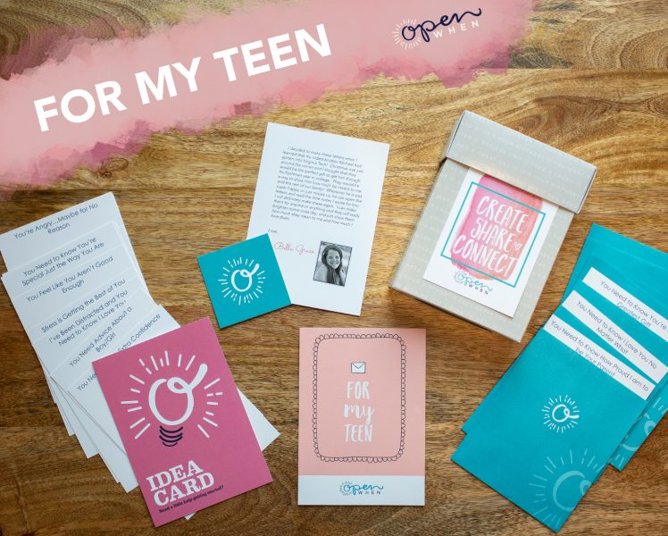 for my teen open when letters gift pack