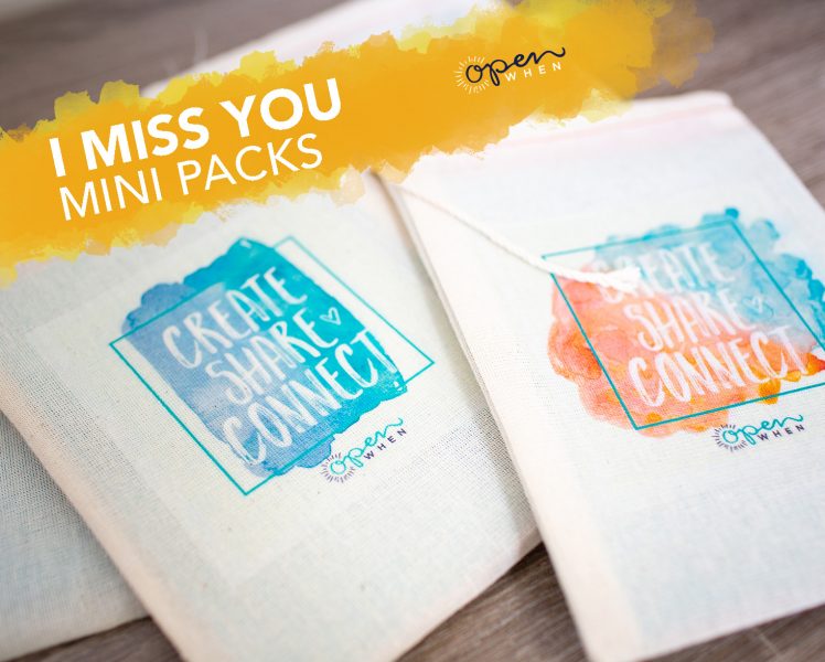 i miss you open when letters gift pack