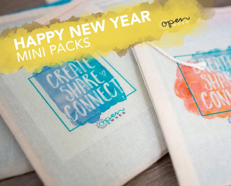 happy new year open when letters gift pack